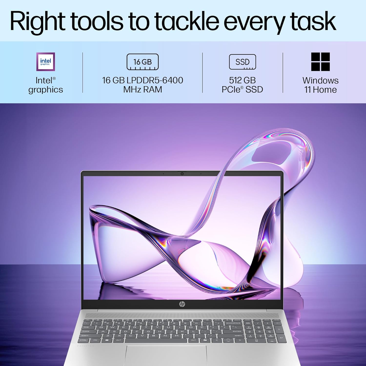 HP Pavilion Intel Core Ultra 5-125U Ai Powered Laptop